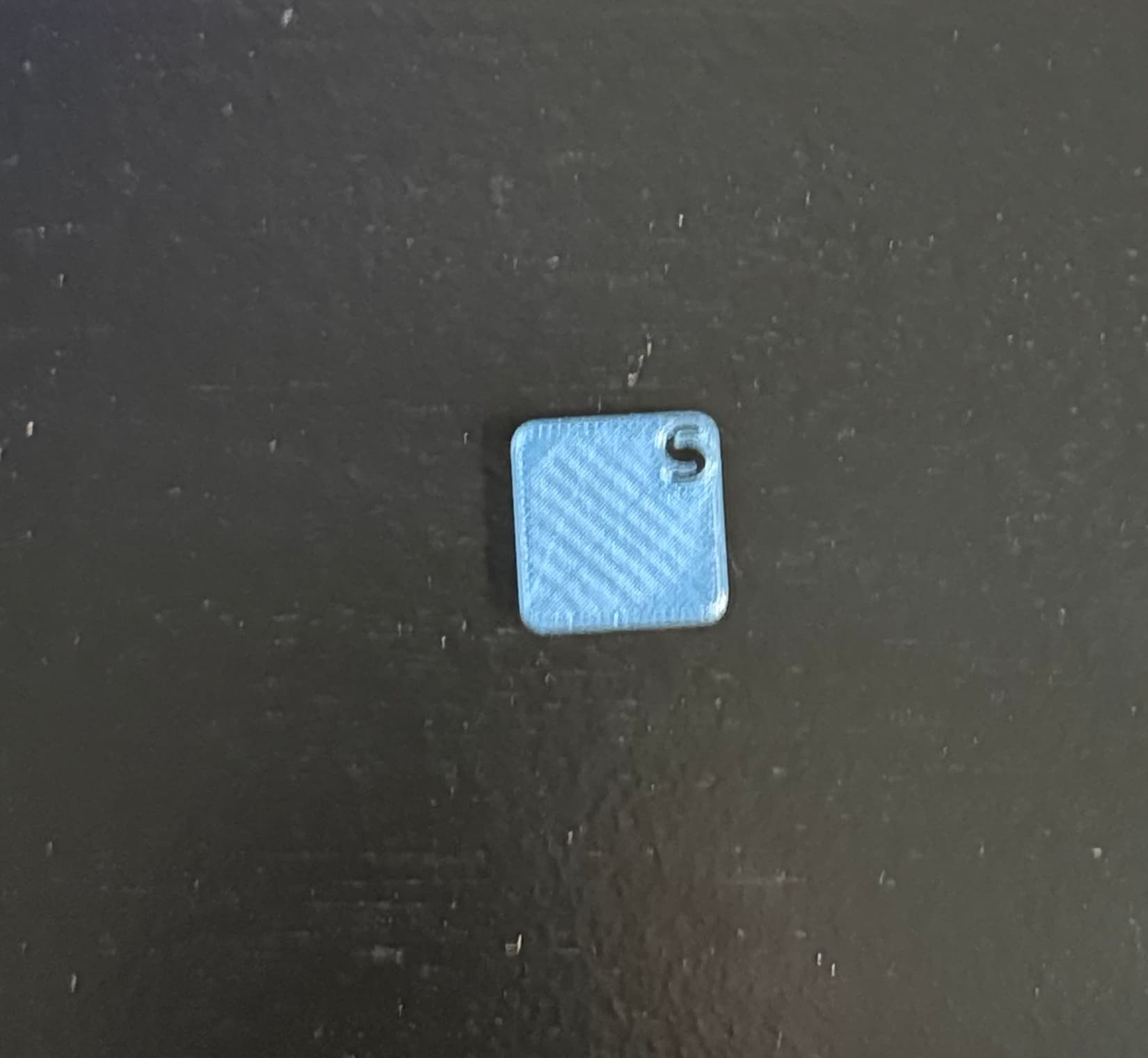 Transparent PETG swatch